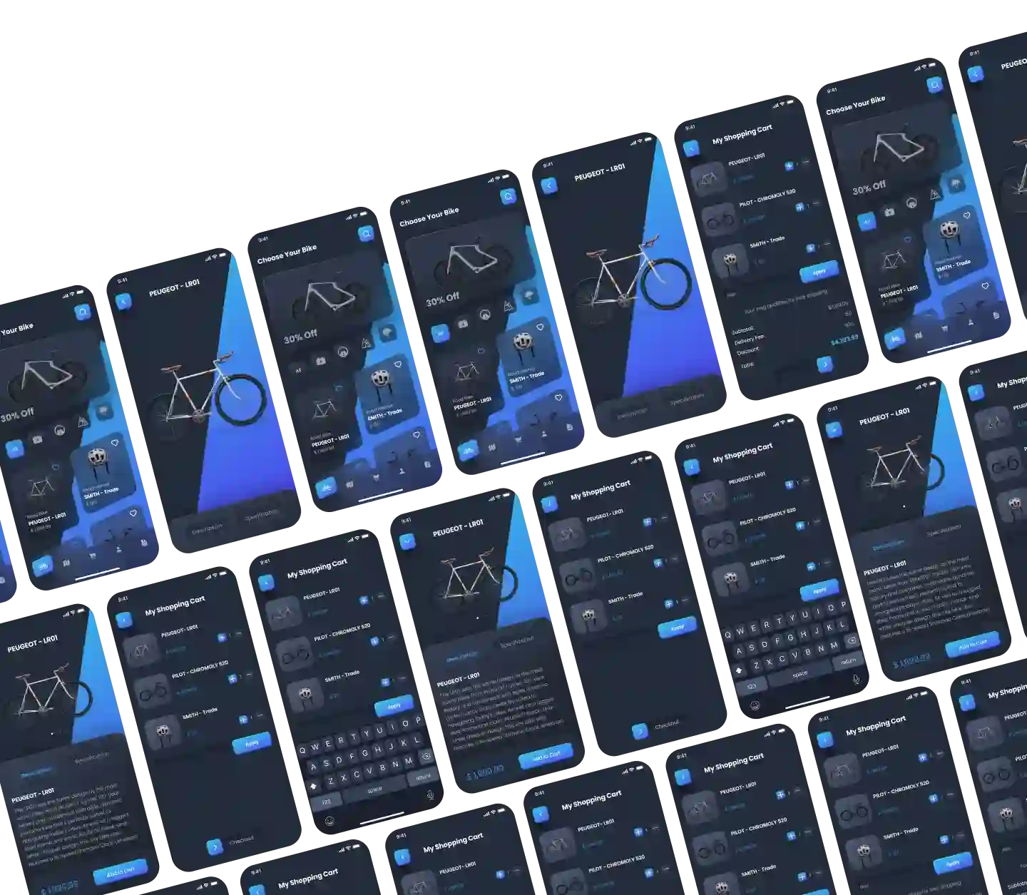 Beyekls Wireframes