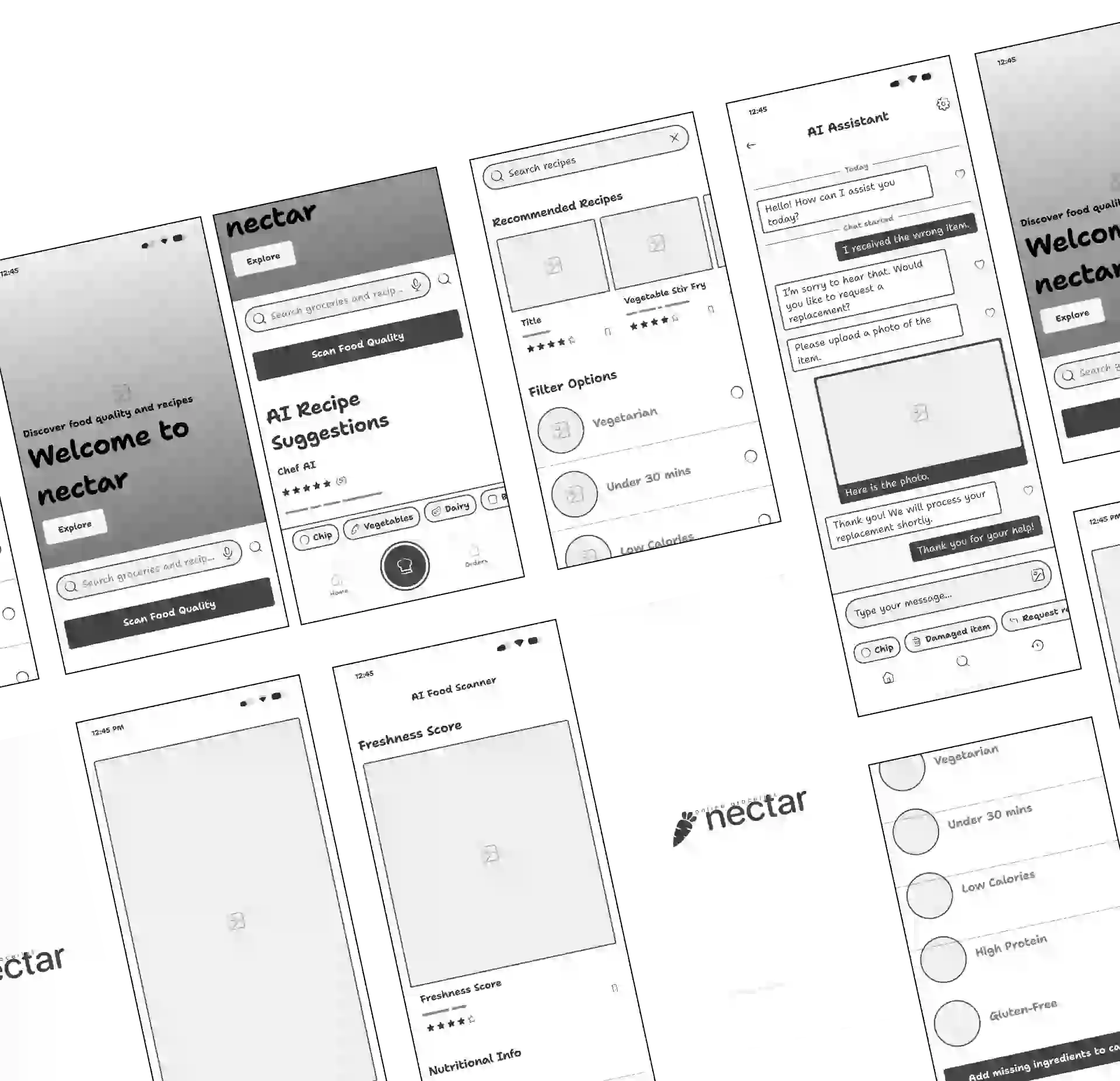 Nectar Wireframe