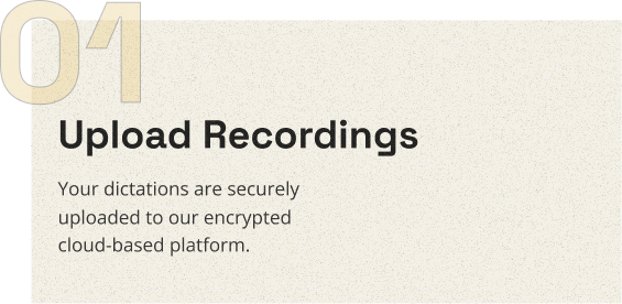 Step 1: Upload Recordings
