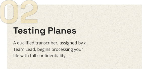 Step 2: Testing Planes