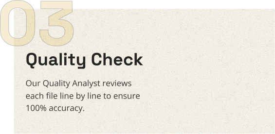Step 3: Quality Check